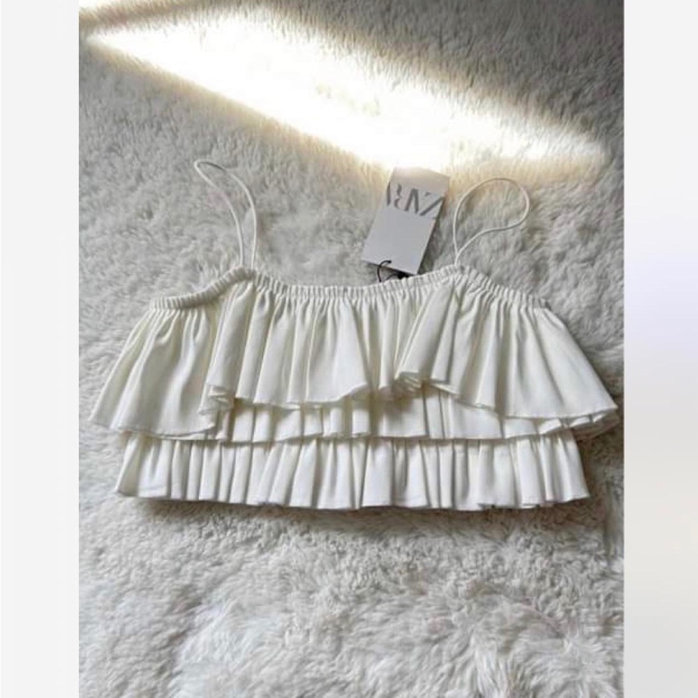 Top Zara woman White